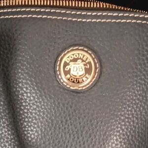 Dooney & Bourke Black Pebbled Leather Shoulder Bag